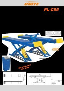 ficha unite pl c55 elevador tijera largo con kit alineacion pdf