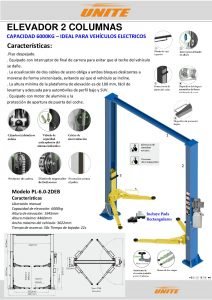 Ficha UNITE PL 6.0 2DEB Elevador 2 Columnas 6T pdf