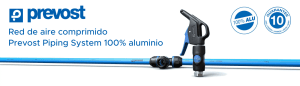 red de aire compirmido prevost piping system