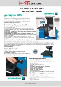 Ficha balanceadora de ruedas de camion y pesados Hofmann Geodyna 980L pdf