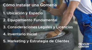 como instalar una gomeria