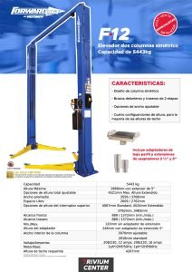 Elevador Dos Columnas Direct Lift F12 pdf