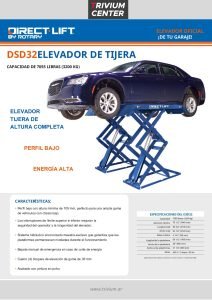 DSD32 Elevador Tijera Corto Bajo Perfil DL Rotary Lift pdf