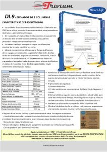 Elevador 2 Columnas Direct Lift DL9 by Rotary Lift pdf