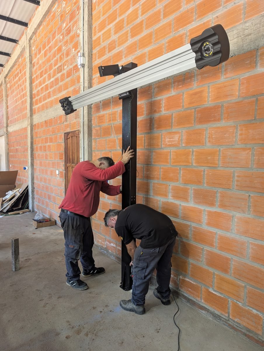 Equipamiento completo para Repuestera del Milagro: nueva instalación Trivium Pro en Las Lajitas, Salta 2 alineadora 3d hofmann geoliner 630